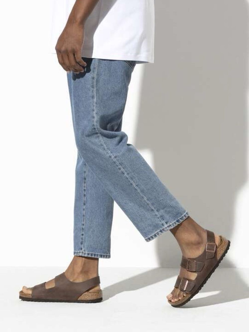 Birkenstock Milano Oiled Leather Havana Brown Men’s Sandals | EU43